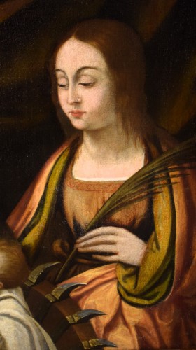 Antiquités - Holy Conversation, Francesco Rizzo da Santacroce (1485 –1547) 